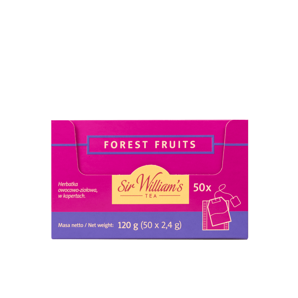 Owocowa Herbata Sir William’s Tea Forest Fruits 50 Saszetek 