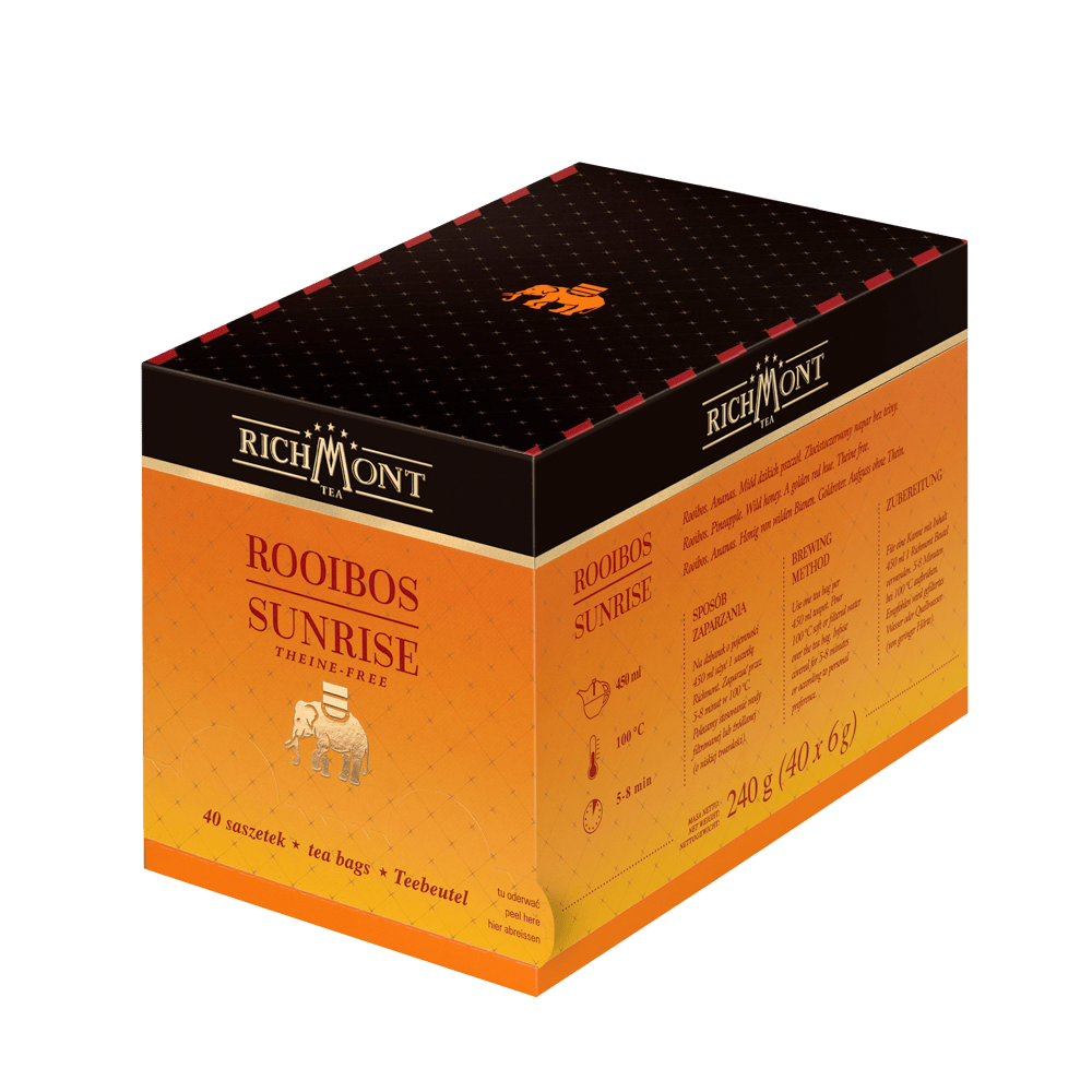 Herbatka Richmont Rooibos Sunrise 40 Saszetek - Richmont