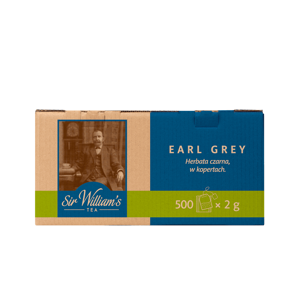 Czarna Herbata Sir William’s Tea Earl Grey 500 Saszetek