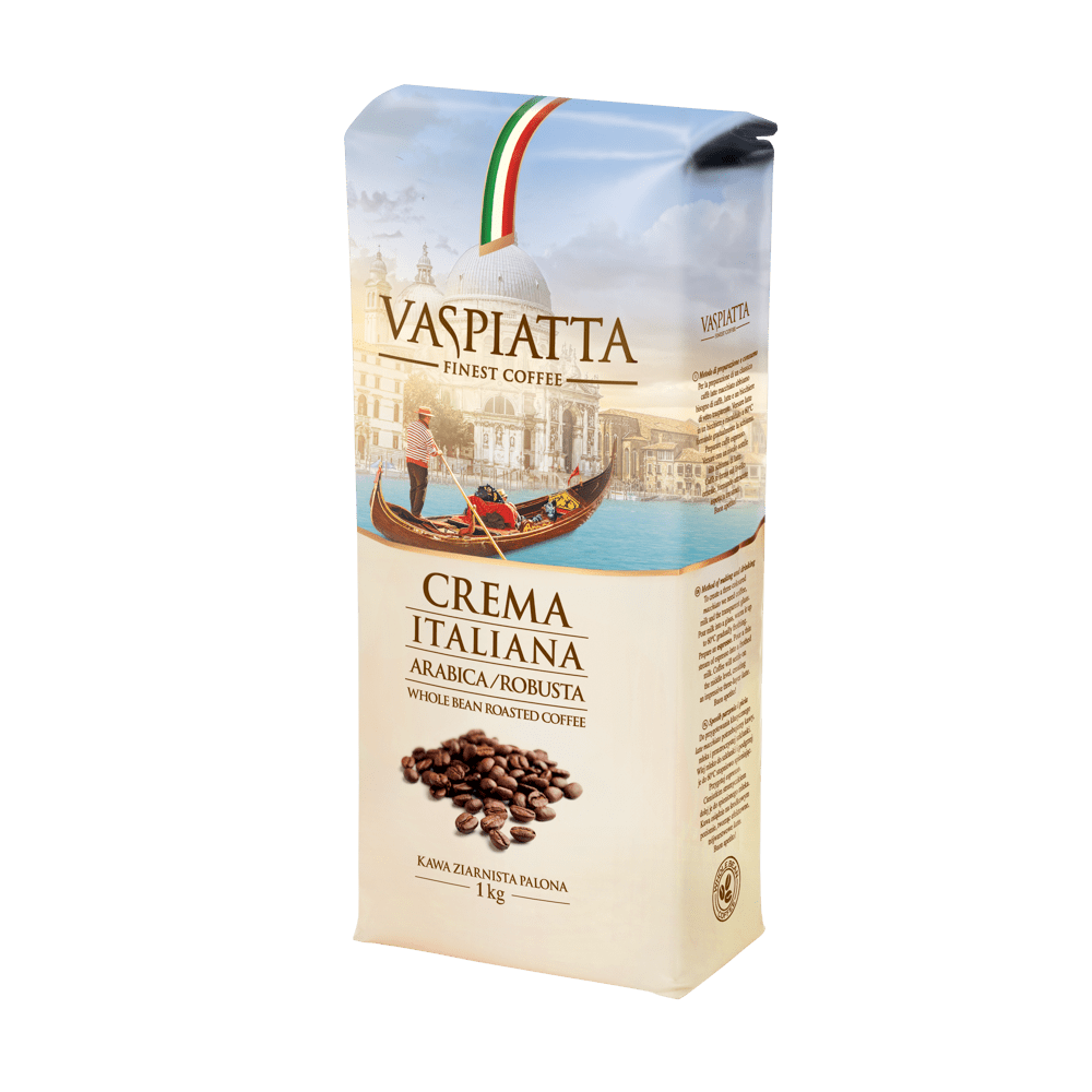 Whole Beans Coffee Vaspiatta Crema Italiana 1kg