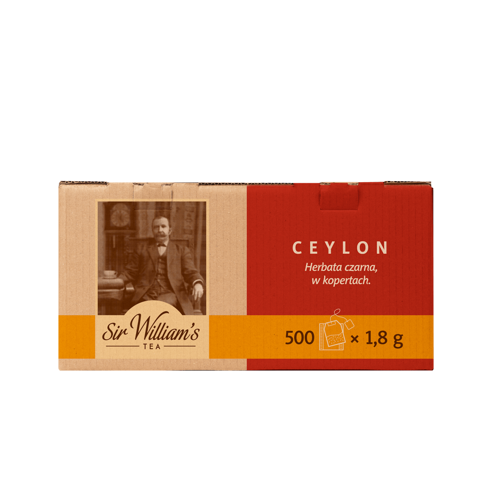 Czarna Herbata Sir William’s Tea Ceylon 500 Saszetek 