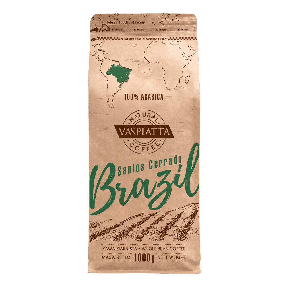 Kawa Ziarnista Vaspiatta Natural Brazil 1kg