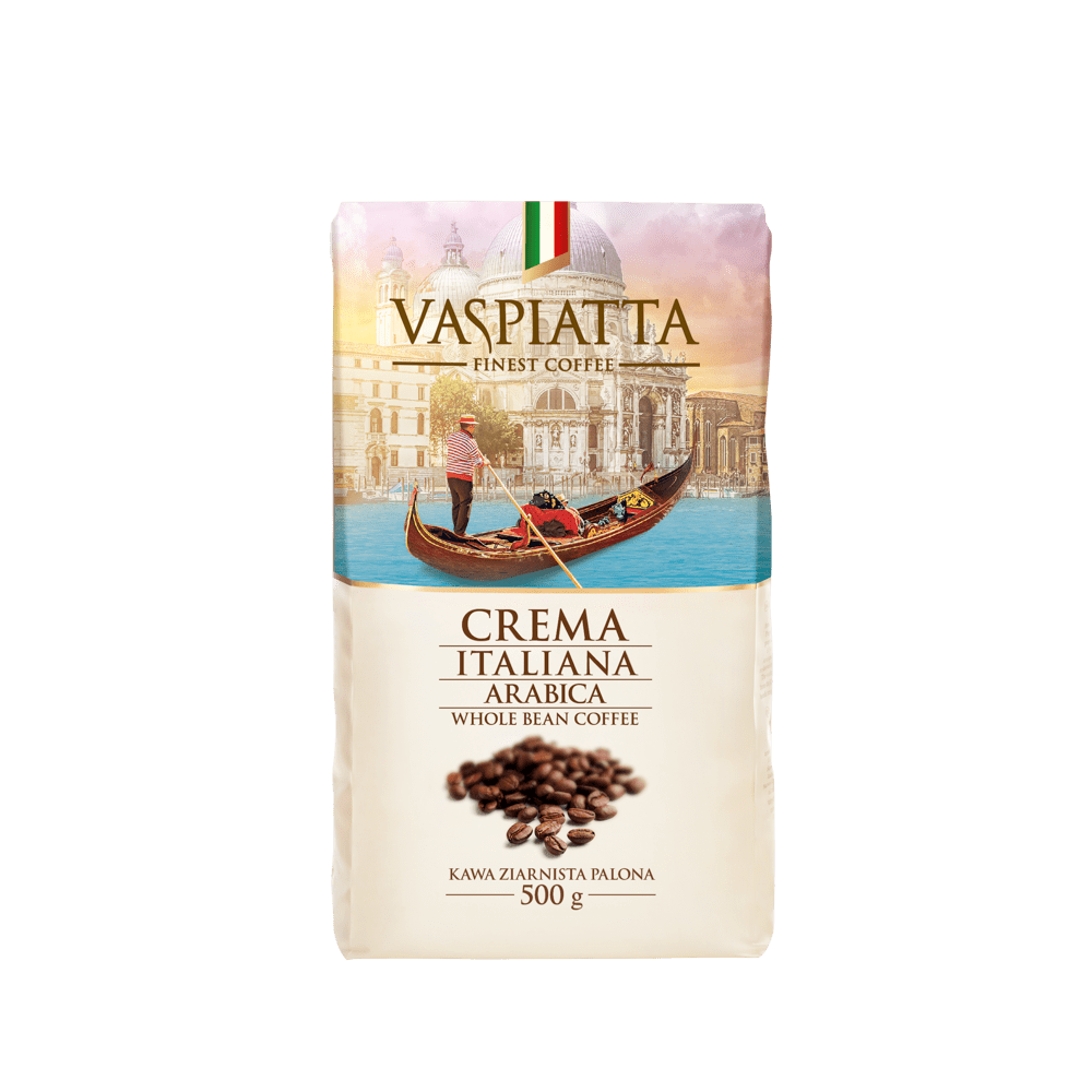Whole Beans Coffee Vaspiatta Crema Italiana 500g