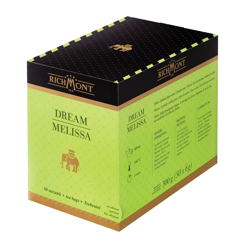Herbal Tea Richmont Dream Melissa 50 Tea Bags 