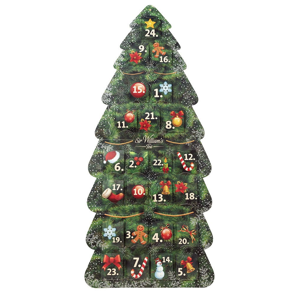  Christmas Tree Advent Calendar With Tea Sir William's 