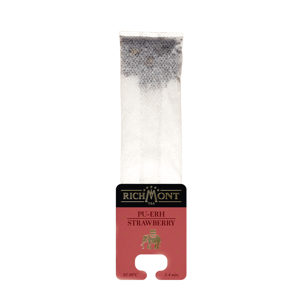 Czerwona Herbata Richmont Pu-Erh Strawberry 40 saszetek