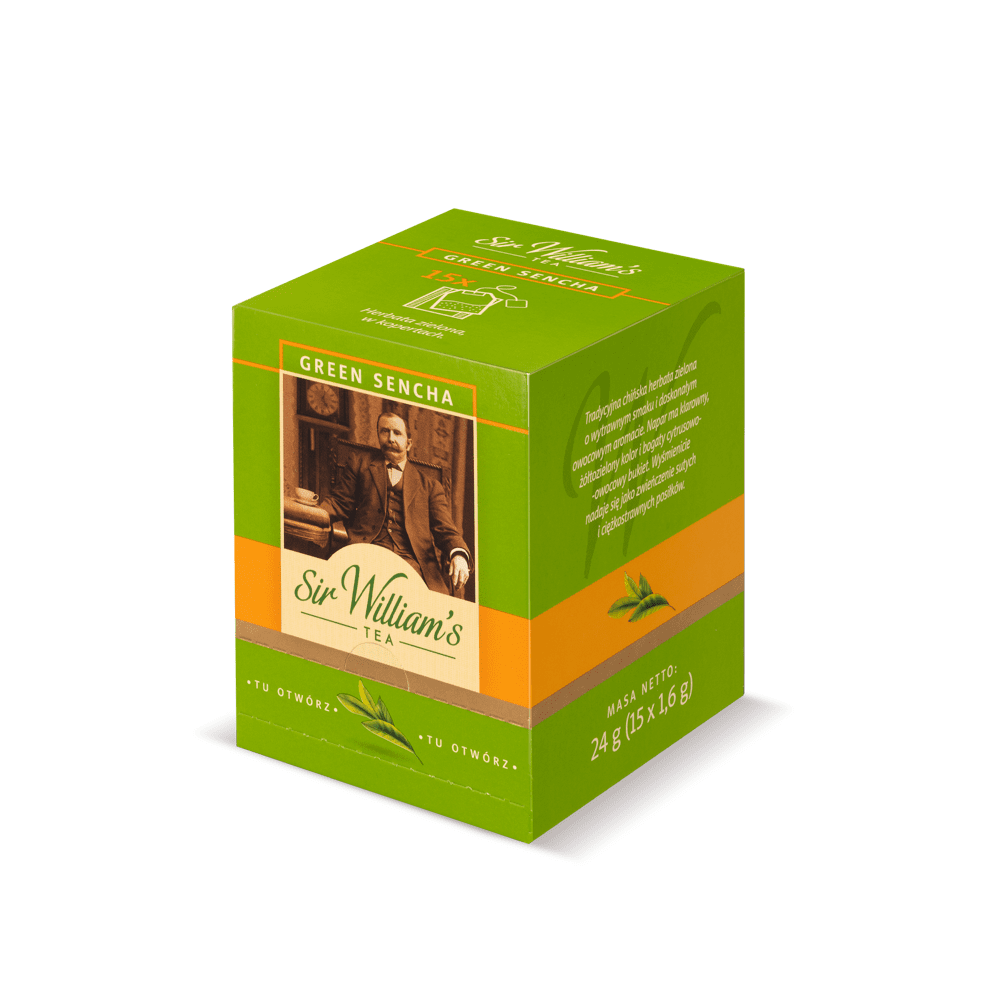 Green Tea Sir William’s Tea Green Sencha 15 Tea Bags 