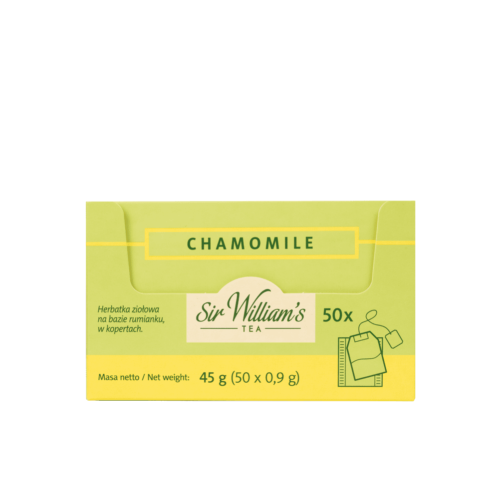 Ziołowa Herbata Sir William’s Tea Chamomile 50 Saszetek