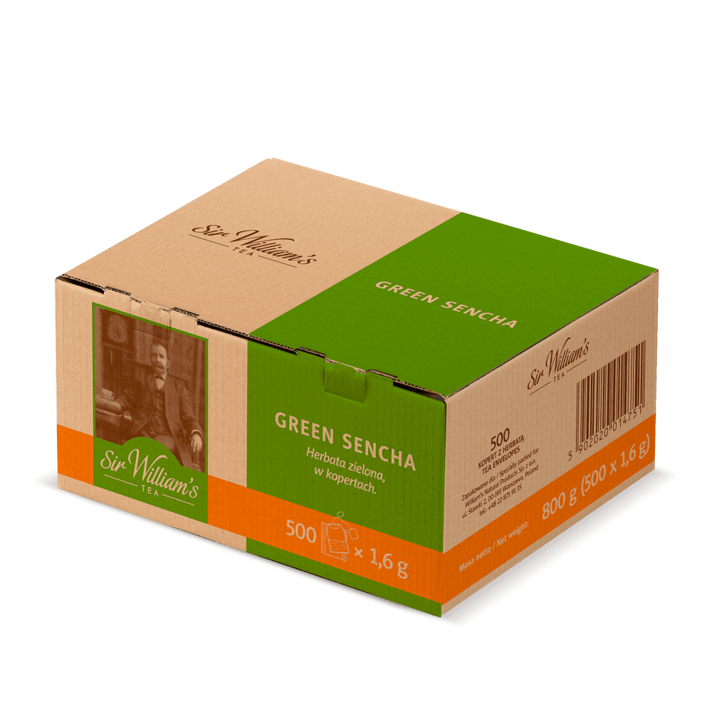 Zielona Herbata Sir William’s Tea Green Sencha 500 Saszetek
