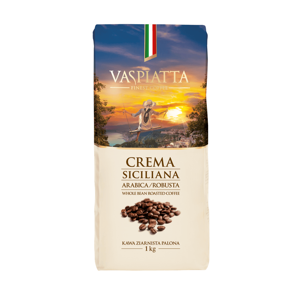 Kawa Ziarnista Vaspiatta Crema Siciliana 1Kg