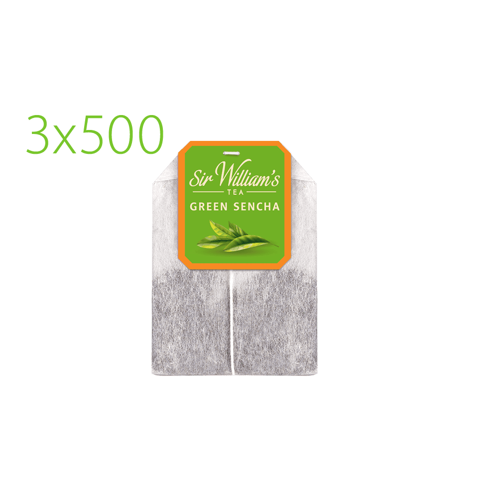 Pakiet 3 X Herbata Sir William's Green Sencha 500 Saszetek