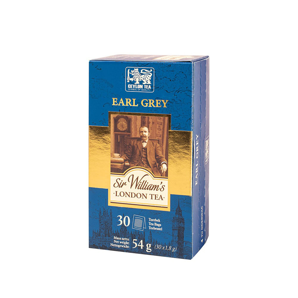 Czarna Herbata Sir William's London Tea Earl Grey 30 Saszetek