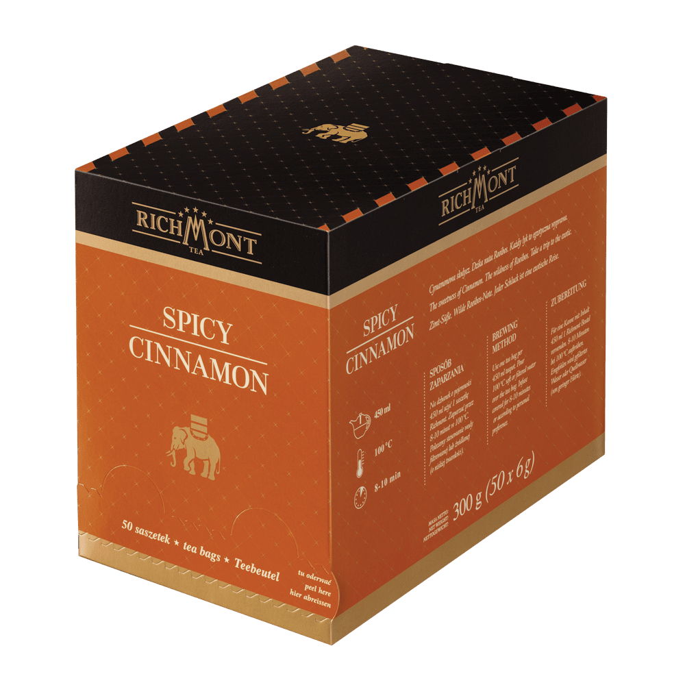 Owocowa Herbata Richmont Spicy Cinnamon 50 Saszetek 