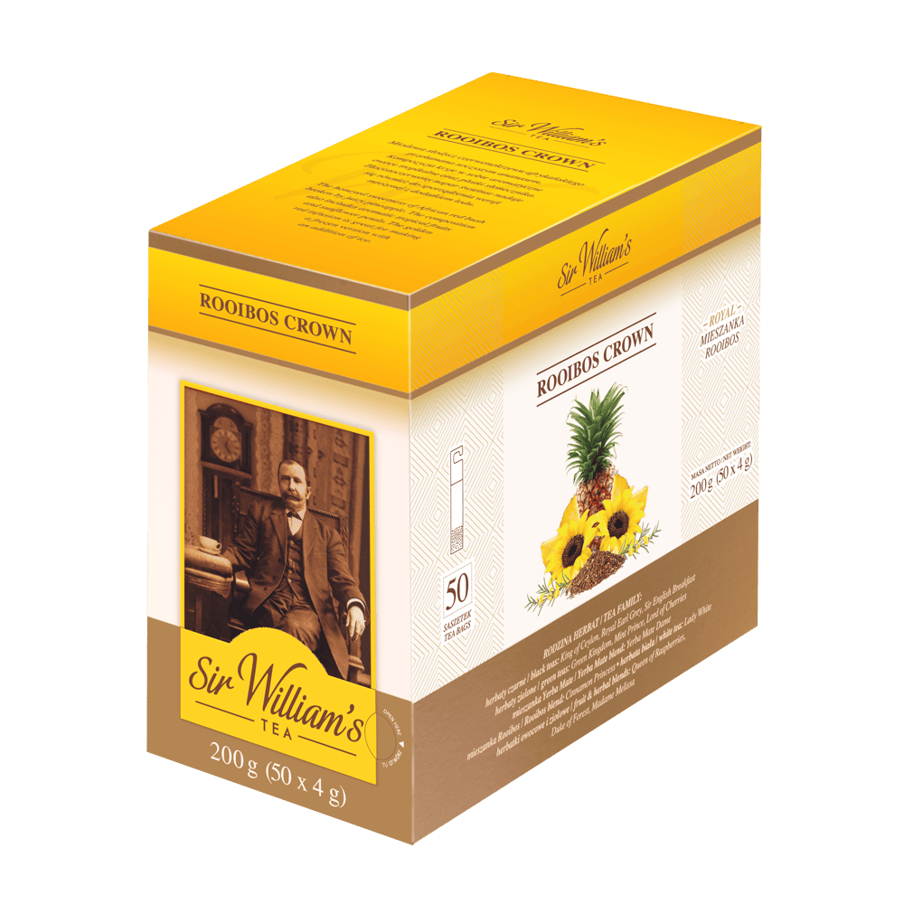 Mieszanka Rooibos Sir William's Rooibos Crown 50 Saszetek