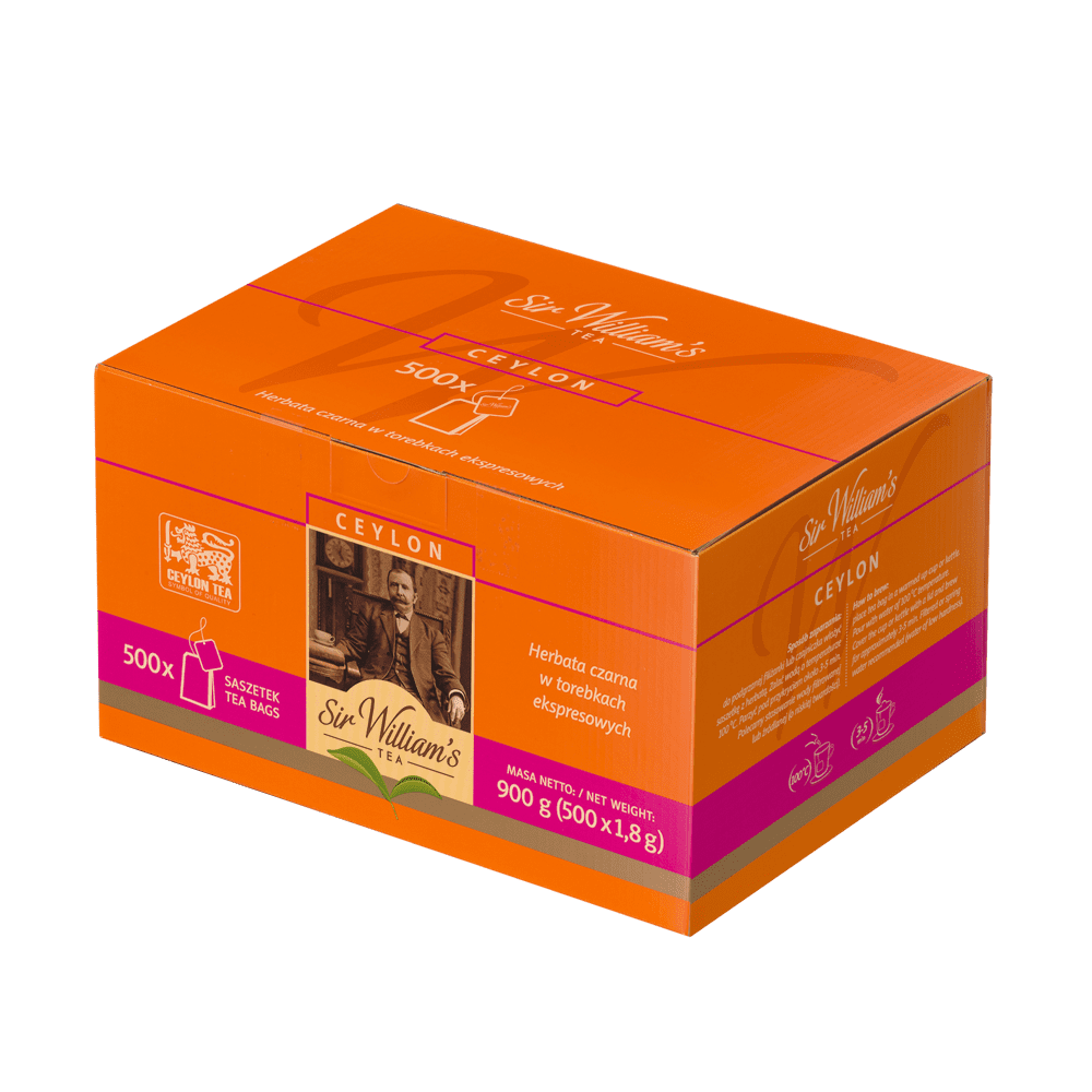 Czarna Herbata Sir William's Ceylon Black Tea 500 Saszetek