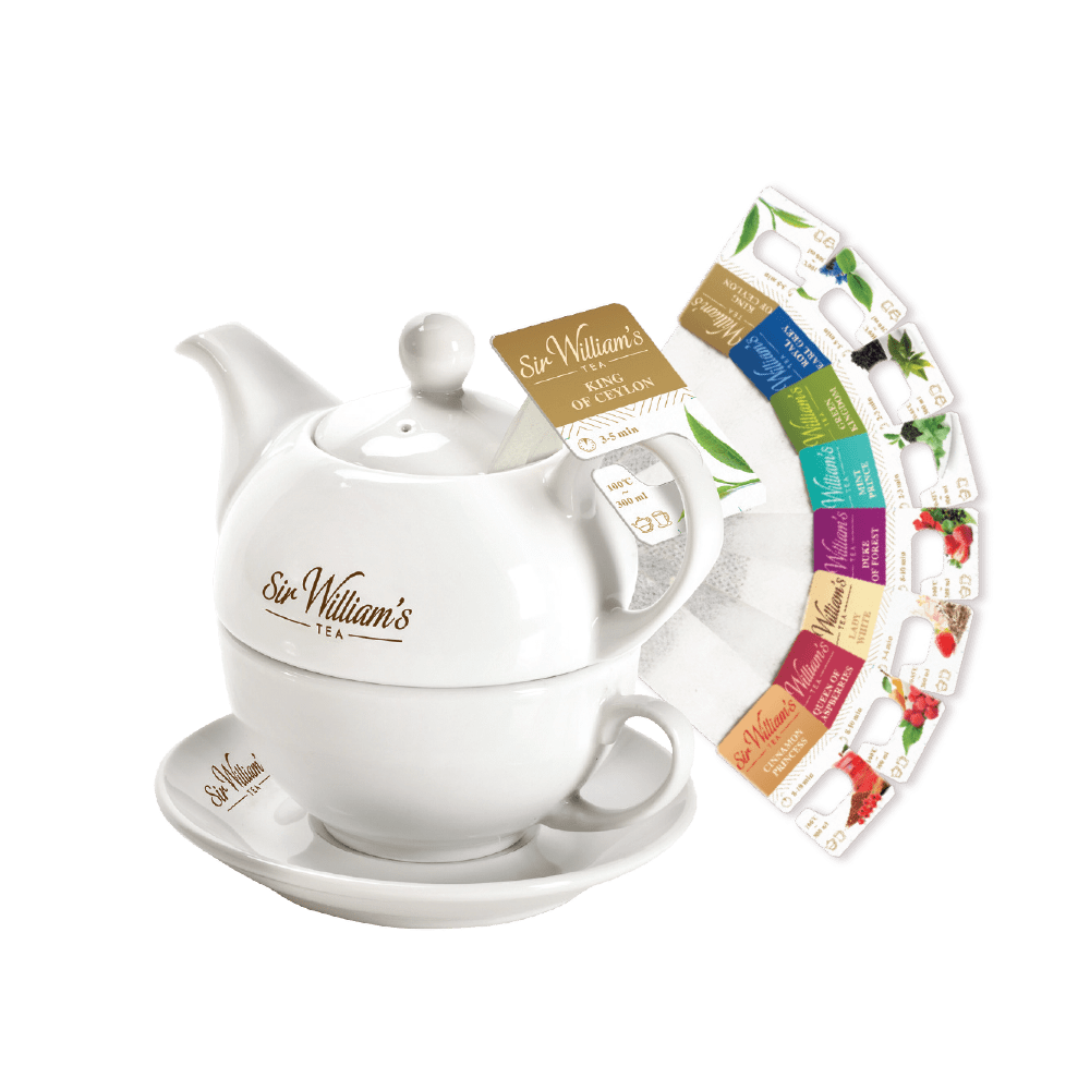 Sir William's Royal DUO Porcelain Set & 8 Teas