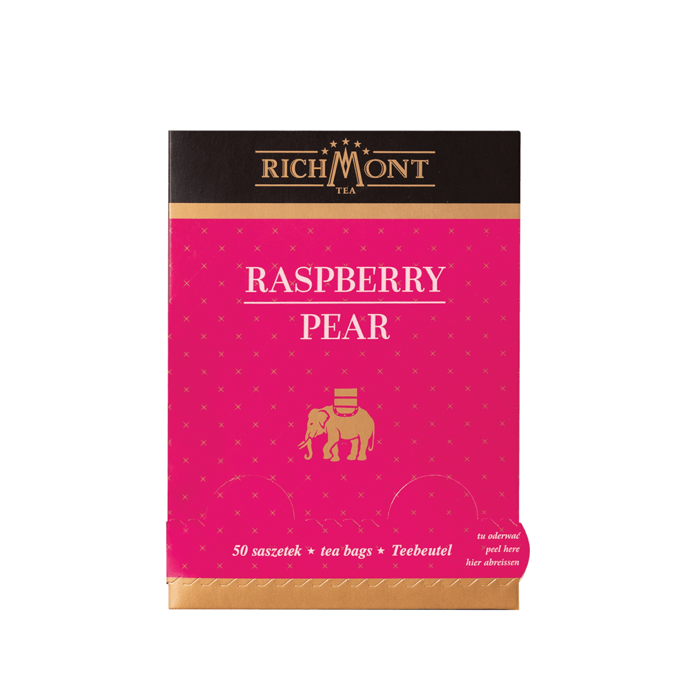 Owocowa Herbata Richmont Raspberry Pear 50 Saszetek 