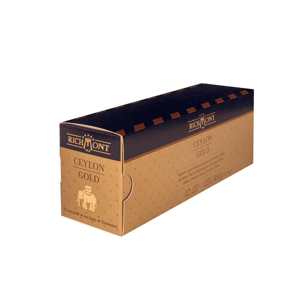 Czarna Herbata Richmont Ceylon Gold 12 Saszetek