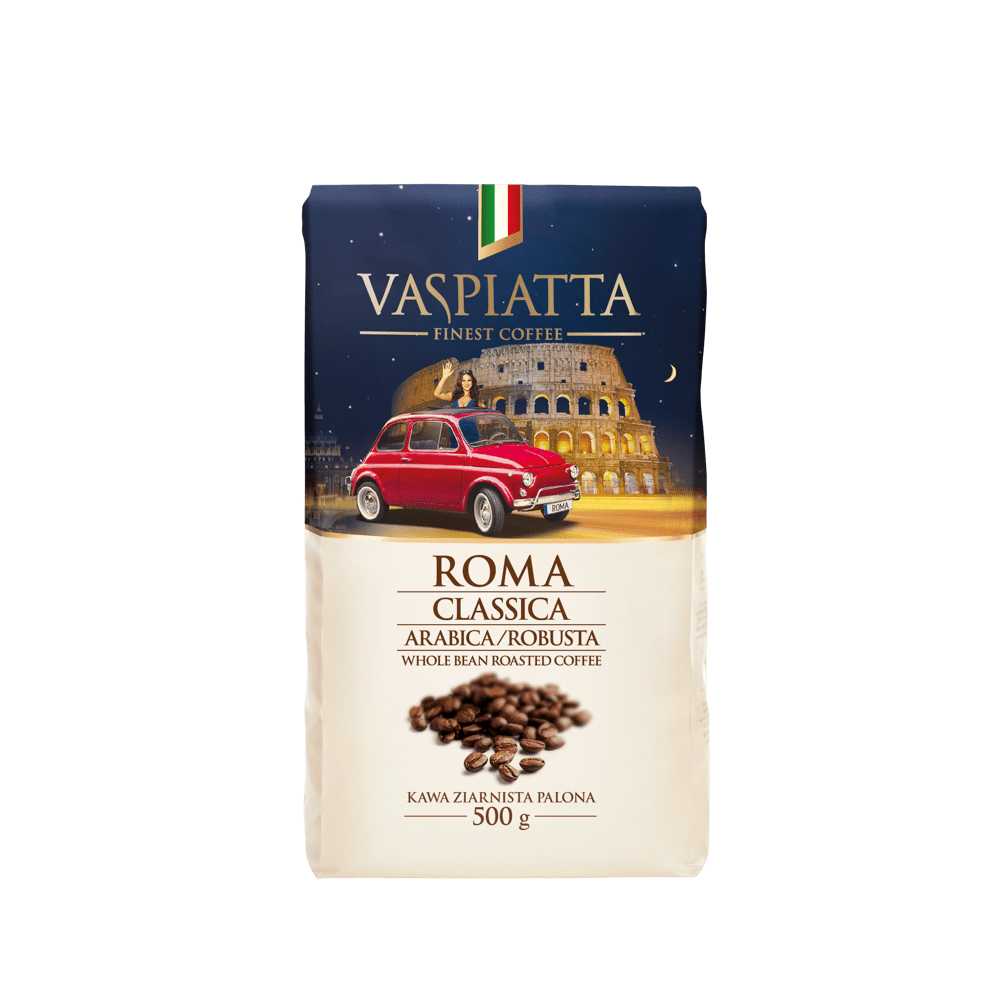 Kawa Ziarnista Vaspiatta Roma Classica 500g 