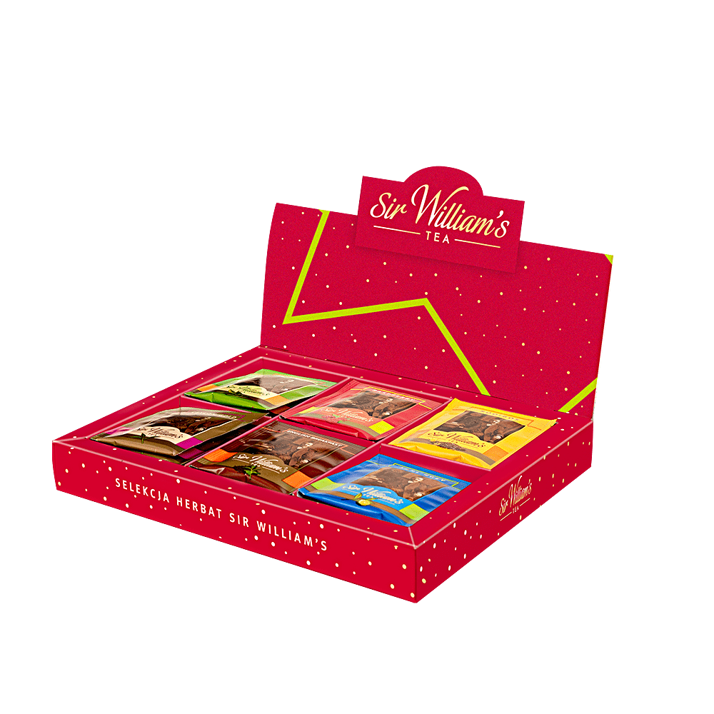 Sir William's Tea 30 Tea Collection - Mixed Flavors Gift Box