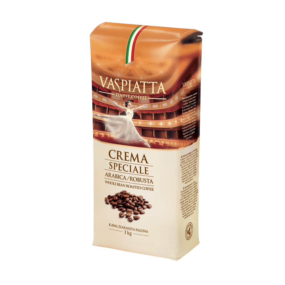 Whole Beans Caffee Vaspiatta Crema Speciale 1 kg 