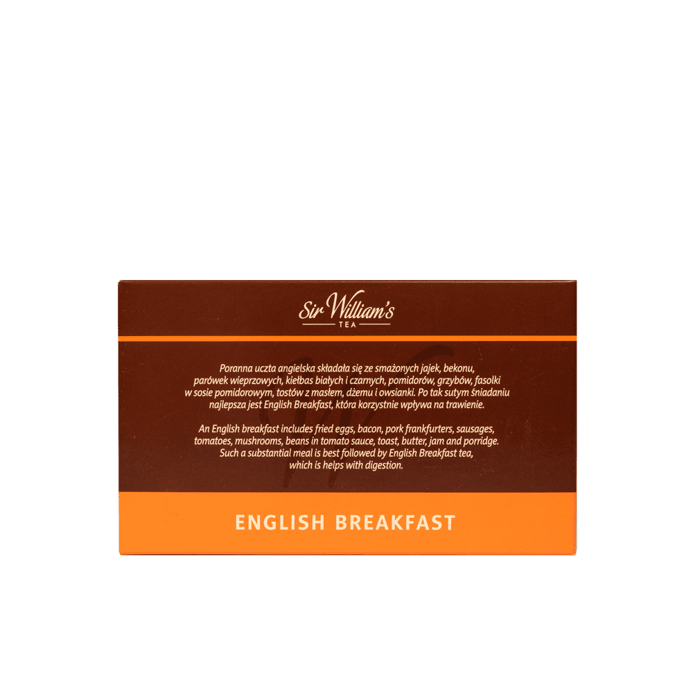 Czarna Herbata Sir William’s Tea English Breakfast 50 Saszetek 