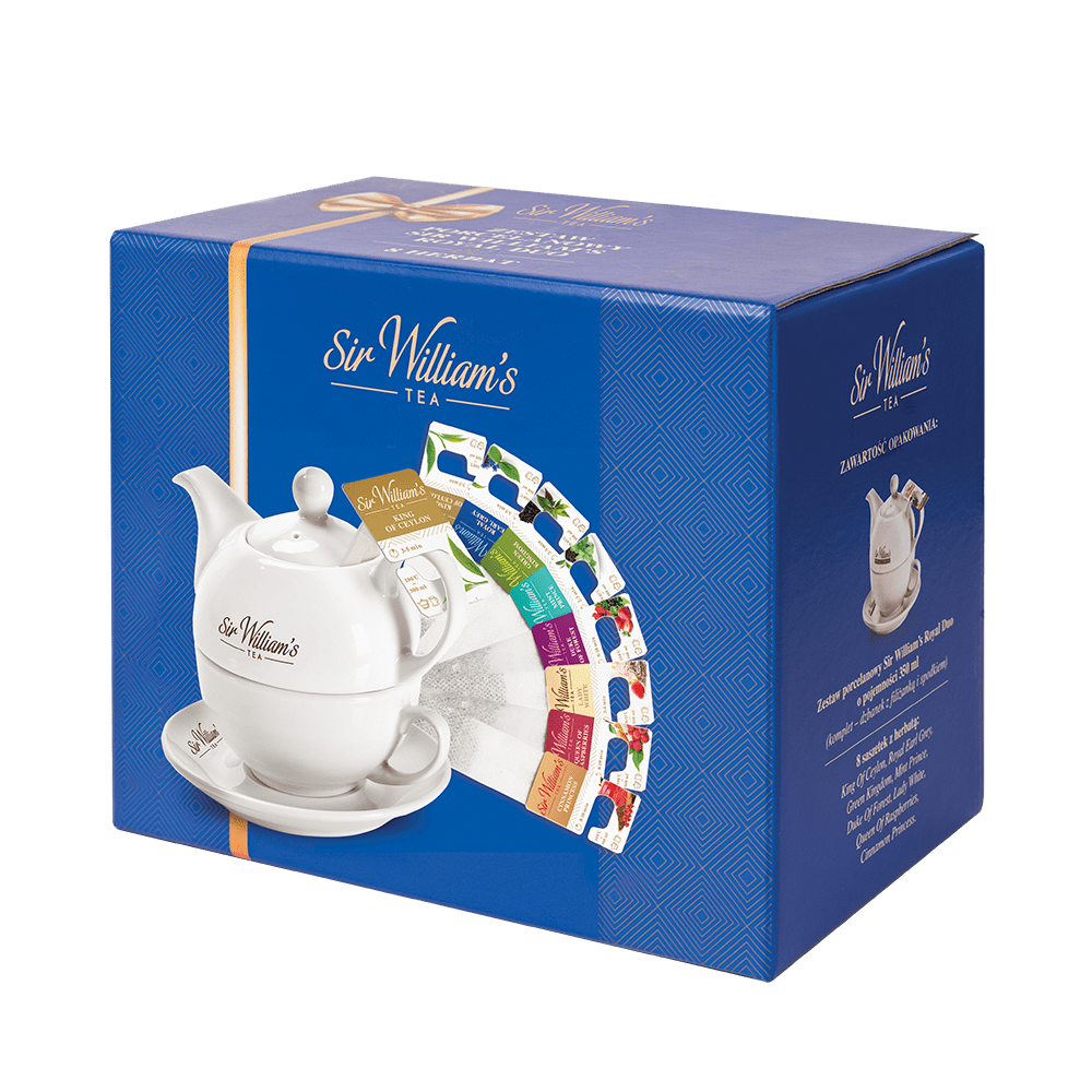 Sir William's Royal DUO Porcelain Set & 8 Teas