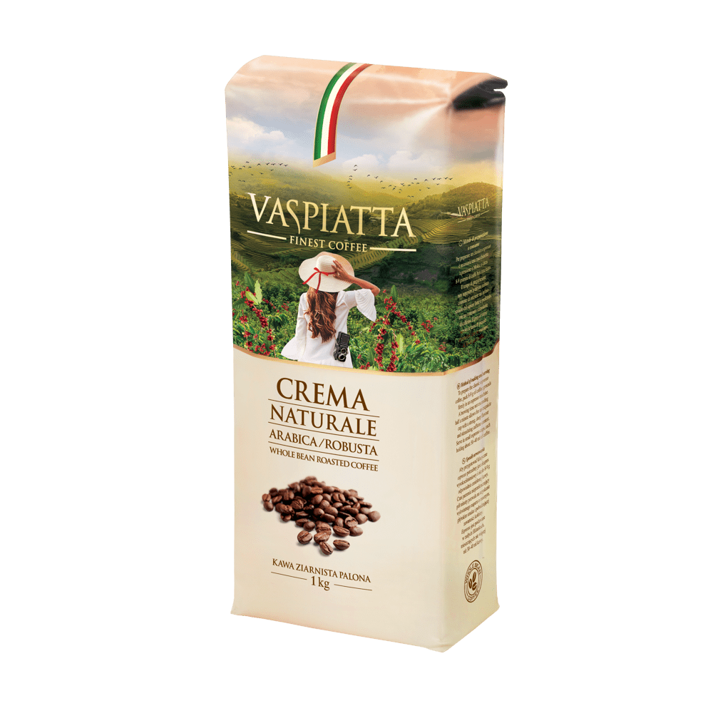Whole Beans Caffee Vaspiatta Crema Naturale 1 kg