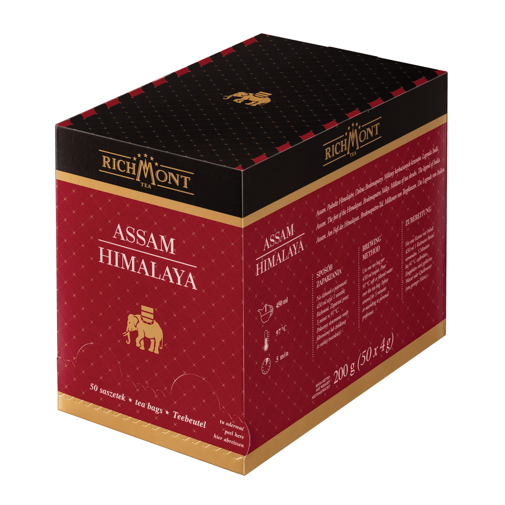 Czarna Herbata Richmont Assam 50 Saszetek 