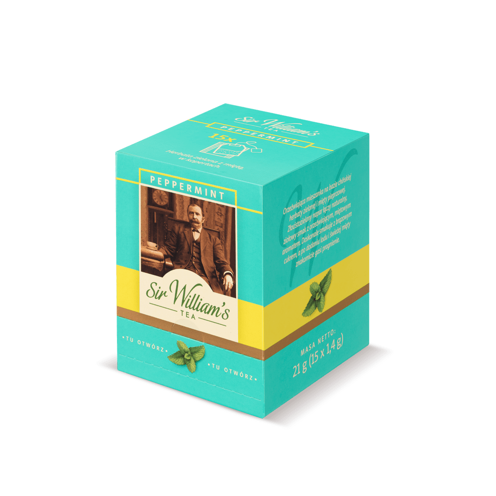 Green Tea Sir William’s Tea Peppermint 15 Tea Bags 