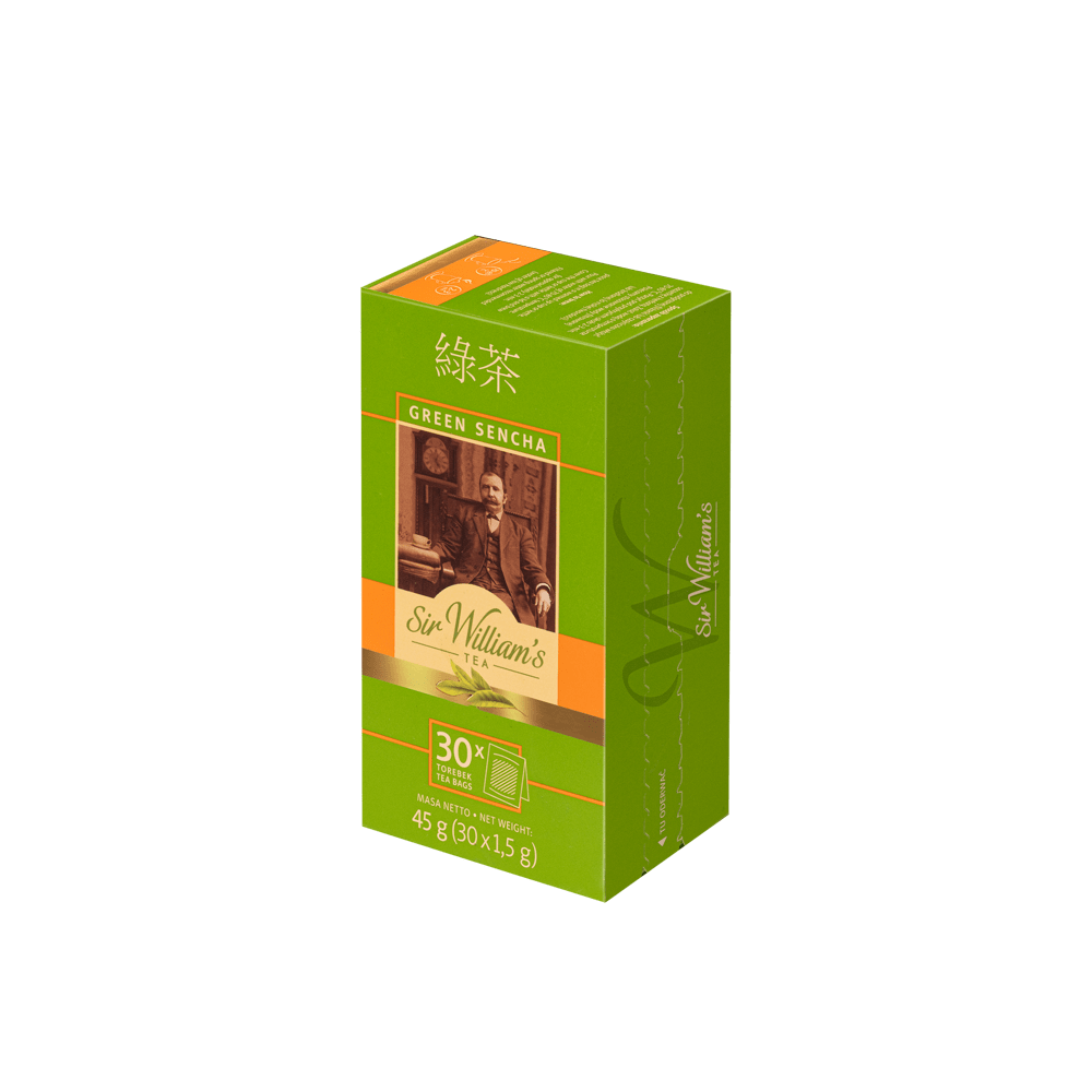 Zielona Herbata Sir William's Tea Green Sencha 30 Torebek