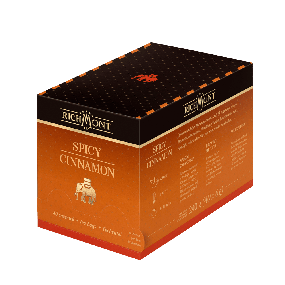 Owocowo-Ziołowa Herbatka Richmont Spicy Cinnamon 40 Saszetek 