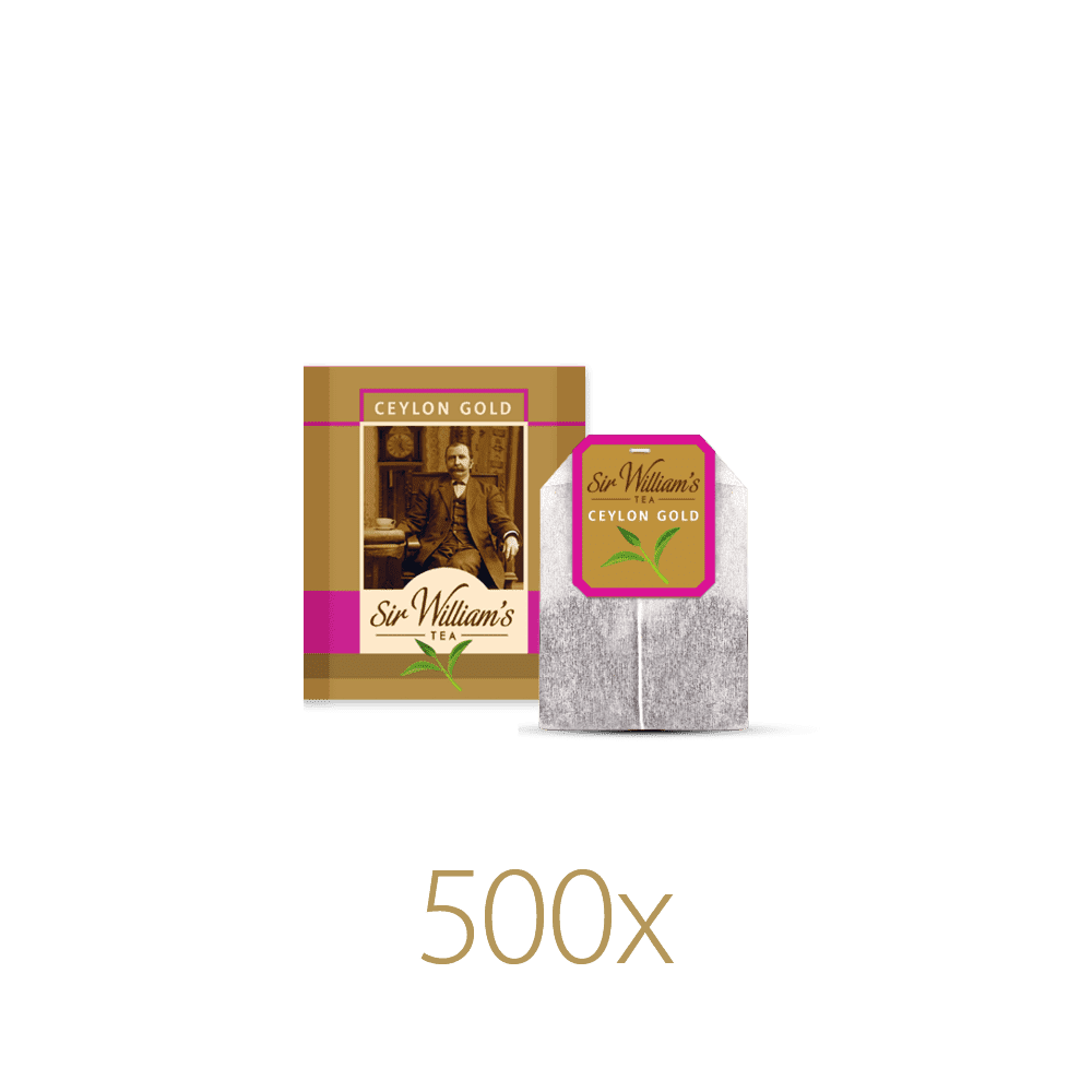 Czarna Herbata Sir William’s Tea Ceylon Gold 500 Saszetek 