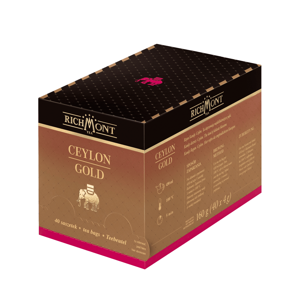 Czarna Herbata Richmont Ceylon Gold 40 Saszetek